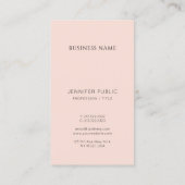 Elegant  Modern Professional Template Simple 名刺 (裏面)