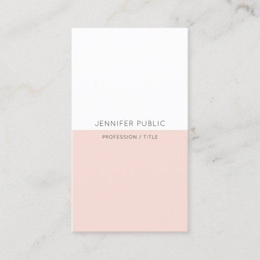 Elegant  Modern Professional Template Simple 名刺 (正面)