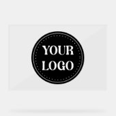 elegant, modern, refined, & editable.  アクリルサイン (正面)