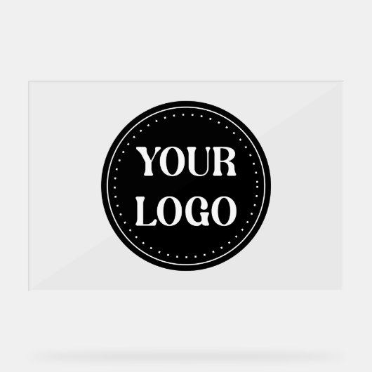 elegant, modern, refined, & editable.  アクリルサイン (正面)