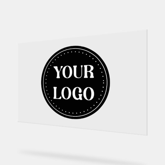 elegant, modern, refined, & editable.  アクリルサイン (傾斜)