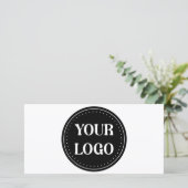 elegant, modern, refined, & editable.  サンキューカード (スタンド正面)