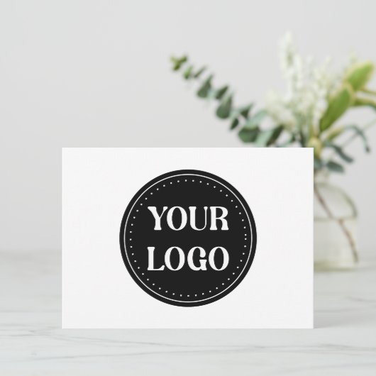 elegant, modern, refined, & editable.  サンキューカード (スタンド正面)