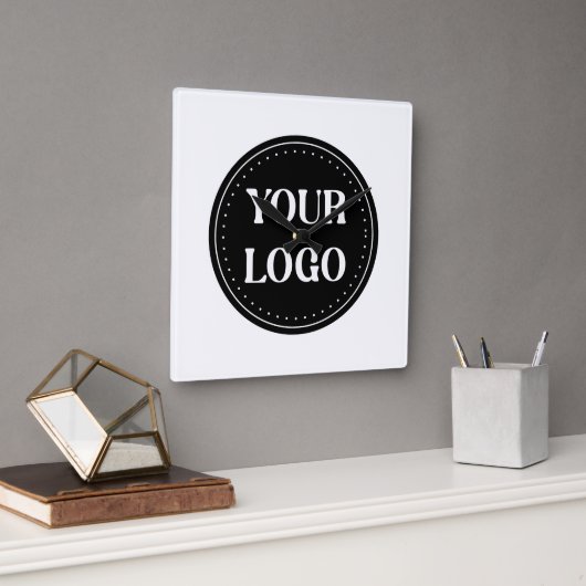 elegant, modern, refined, & editable.  スクエア壁時計 (オフィス)