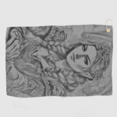 Elegant Modern Simple Custom Add Your Own photo ゴルフタオル (横)