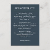 Elegant Modern Simple Elements Wedding エンクロージャーカード (正面)