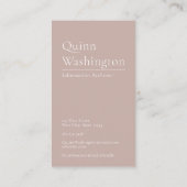 Elegant Modern Simple Logo Professional Stylish 名刺 (裏面)