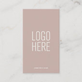 Elegant Modern Simple Logo Professional Stylish 名刺 (正面)