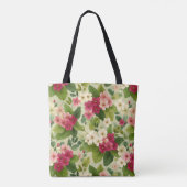 Elegant Modern Stylish Botanical Wildflower トートバッグ (裏面)