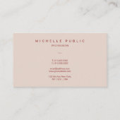 Elegant Modern Typography Script Monogram 名刺 (裏面)