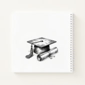 Elegant Modern Words Wisdom Graduation ノートブック (裏面)