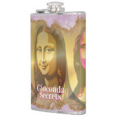 Elegant Mona Lisa Gioconda Leonardo Da Vinci フラスク (左)