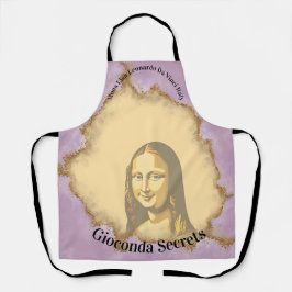 Elegant Mona Lisa Gioconda Leonardo Da Vinci Art エプロン