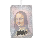 Elegant Mona Lisa Gioconda Leonardo Da Vinci Art カーエアーフレッシュナー (裏面)