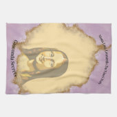 Elegant Mona Lisa Gioconda Leonardo Da Vinci Art キッチンタオル (横)