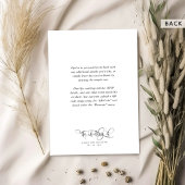 Elegant Monogram and Modern Calligraphy Wedding  招待状