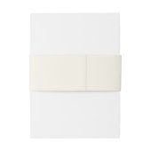 Elegant Monogram Crest Ivory Wedding 招待状ベリーバンド (裏面例)