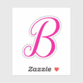 Elegant monogram letter cutout decal sticker シール (シート)
