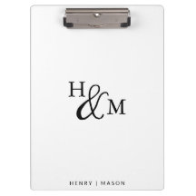 Elegant Monogram Modern Minimalist