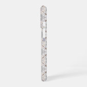 Elegant Monogram Script Name Spanish Tile iPhone 16ケース (左側面)