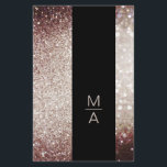 Elegant Monogramm Silber Rost<br><div class="desc">Ein elegantes und raffiniertes Design mit einem digitalen Bild aus Silber-Rost-Glitter. Achtung: Bei der Herstellung wird keine echte Folie verwendet,  sondern nur die Farbe gründlich aufgedruckt. Füge deine Daten,  Logo,  Firmendetails und Bilder in Minuten hinzu.</div>