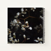 Elegant Moody Dark Floral To-Do List ノートブック (裏面)
