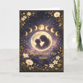 Elegant Moon Phase Mother’s Day Card for Mama カード (正面)