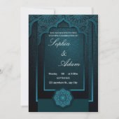 Elegant Moroccan Wedding Invitation 招待状 (正面)