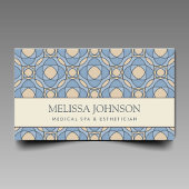 Elegant Mosaic Medical Spa & Esthetician QR Card 名刺