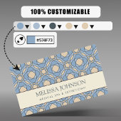 Elegant Mosaic Medical Spa & Esthetician QR Card 名刺