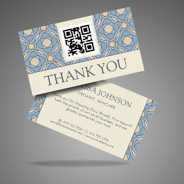 Elegant Mosaic Medical Spa Thank You Card エンクロージャーカード