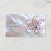 Elegant Mother-of-Pearl Lily 名刺 (正面)