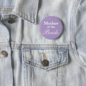 Elegant Mother of the bride lavender purple button 缶バッジ (インサイチュ)