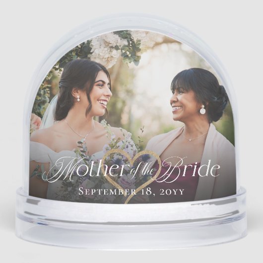 Elegant Mother of the Bride Photo Memory Keepsake (正面)