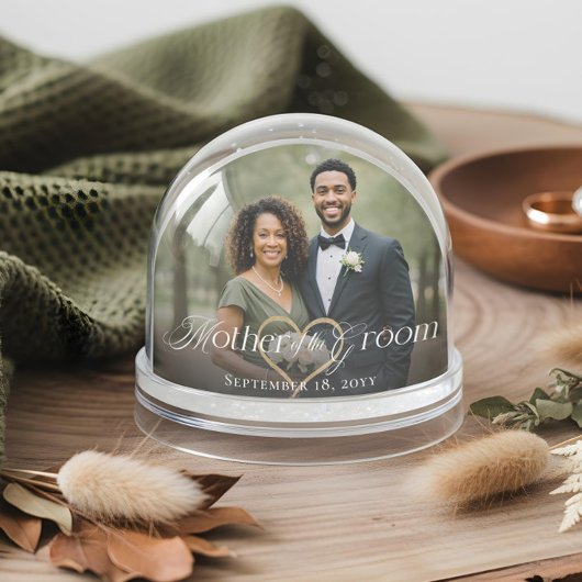Elegant Mother of the Groom Photo Memory Keepsake