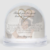 Elegant Mother of the Groom Photo Memory Keepsake (裏面)