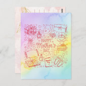 Elegant Mother’s Day Artwork ポストカード (正面/裏面)