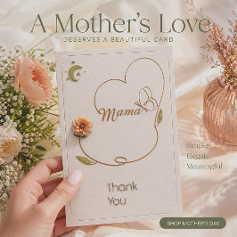 Elegant Mother’s Day Card Design  カード
