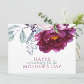 Elegant Mother's Day Mommy To Be Floral (スタンド正面)