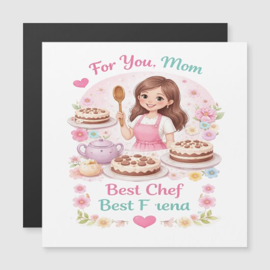 Elegant Mother's Day Printable Card (正面/裏面)