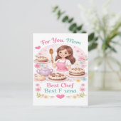 Elegant Mother's Day Printable Card シーズンポストカード (スタンド正面)