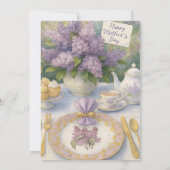 Elegant Mother's Day Tea Party Invitation 招待状 (裏面)