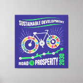 Elegant Motivational Office Corporate Holiday Gift キャンバスプリント (正面)