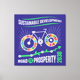 Elegant Motivational Office Corporate Holiday Gift キャンバスプリント