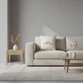 Elegant motivational quote typography modern クッション