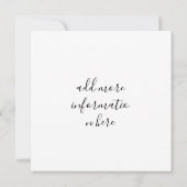 elegant moved office business announcement 案内状 (裏面)