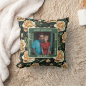 Elegant Mr And Mrs 3Th Anniversary Throw Pillow  クッション (ブランケット)