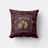 Elegant Mr And Mrs 5Th Anniversary Throw Pillow クッション (正面)