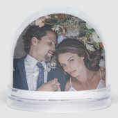 Elegant Mr and Mrs Wedding Monogram Photo (正面)