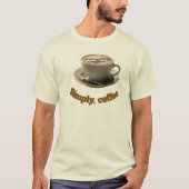 (Élégant) : Mug « Morning Coffee » Latte Art – Mor Tシャツ (正面)